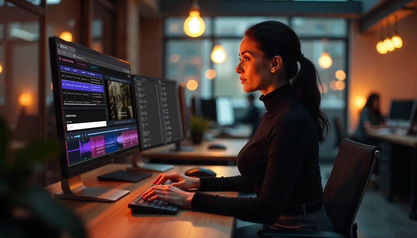 Subtitling and translation experts working on Balkan film localization